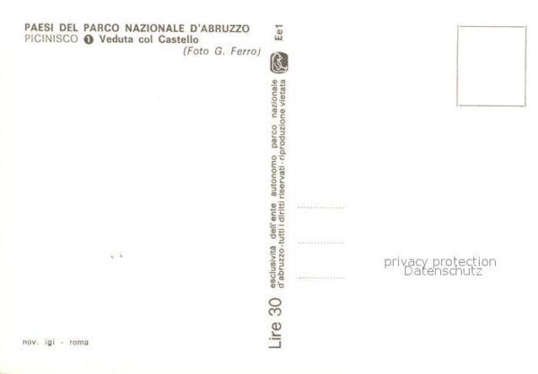 Picinisco Veduta col Castello – Bild 2