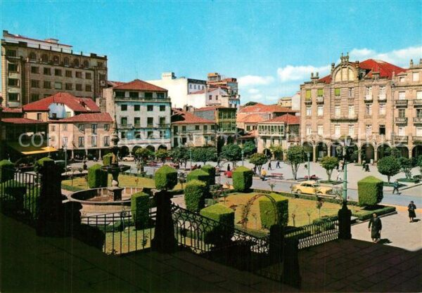 Pontevedra Plaza del Generalísimo Franco