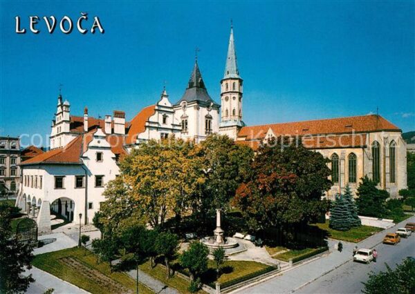 Levoca Slovakia Rathaus Jakobskirche Bildsäuli der Wohl