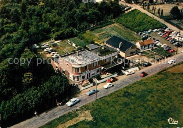 Mont Rouge West-Vlaanderen Vue aerienne
