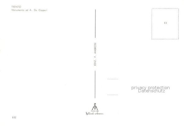 Trento Monumento A. De Gasperi – Bild 2