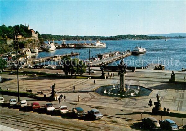 Oslo Norwegen Havnen Hafen