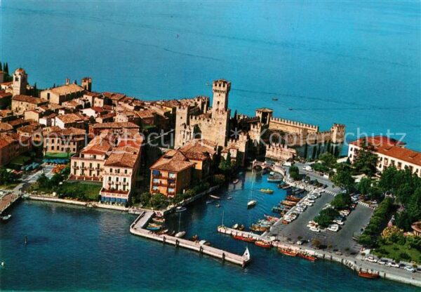 Sirmione Lago di Garda Veduta aerea Fliegeraufnahme