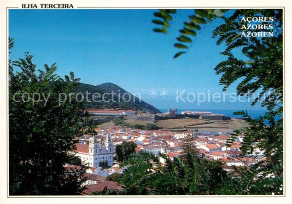 Ilha Terceira Acores Catedral e Fortaleza de S. Filipe S. Jo