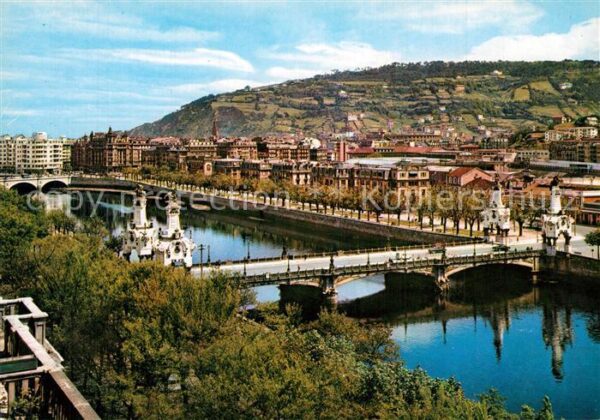 San Sebastian  Pais Vasco ES Rio Urumea y Puentes