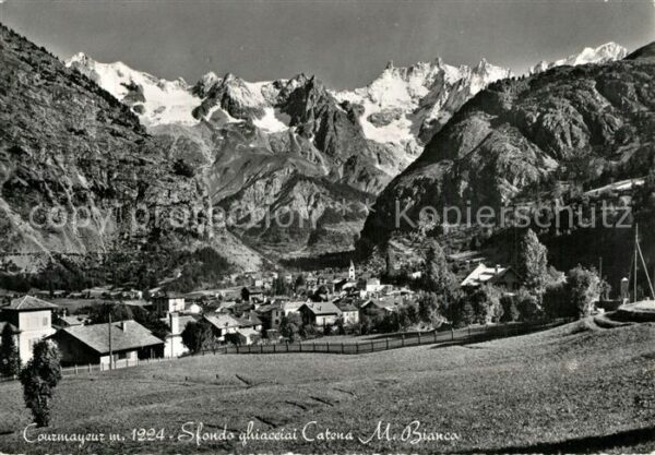 Courmayeur Gletscher Mont-Blanc Alpenkette