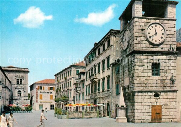 Kotor Montenegro Gradski sat Uhrturm