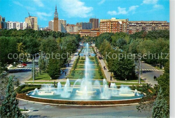 Zaragoza Saragossa Espana Parque del General Primo de Rivera Fuen