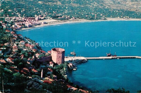 Cennet Sehir Alanya Kaleden Kizil Kule