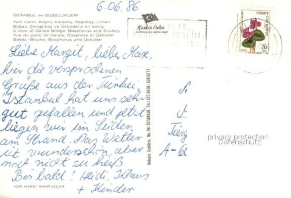 Istanbul Constantinopel Galata-Br?cke Bosphorus ?sk?dar – Bild 2