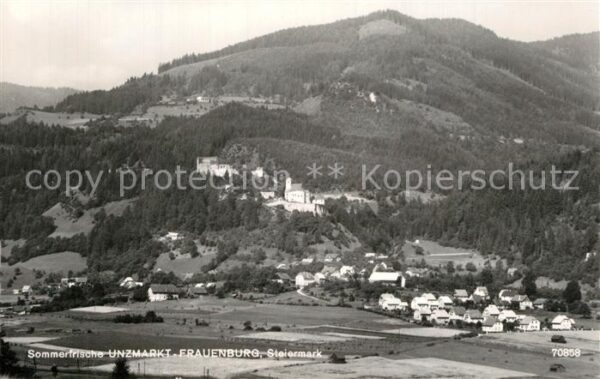 Unzmarkt-Frauenburg Panorama Sommerfrische