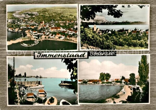 Immenstaad Bodensee Panorama Alpenblick Uferpromenade Hafen