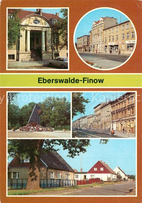 Finow Eberswalde Forstakademie Wilhelm Pieck Strasse Den