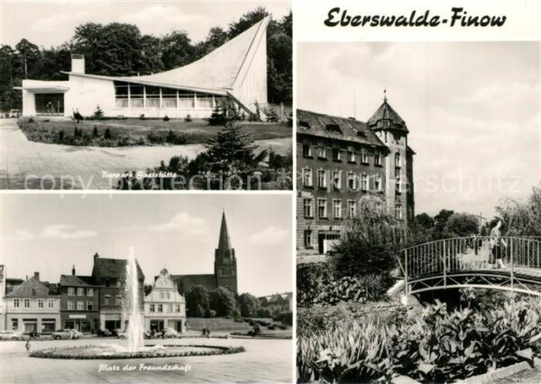 Finow Eberswalde Tierpark Gaststätte Platz der Freundsch