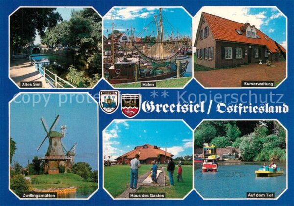Greetsiel Altes Siel Hafen Kurverwaltung Zwilling
