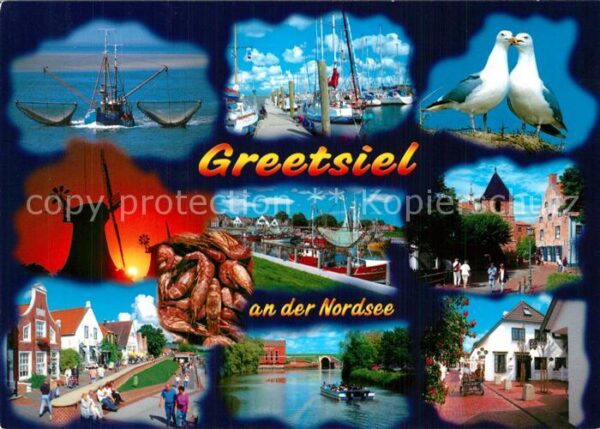 Greetsiel Erholungsort Nordseeküste Fischkutter H