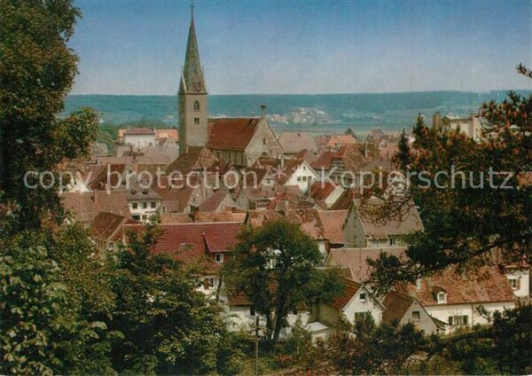 Saulgau Stadtbild mit Kirche