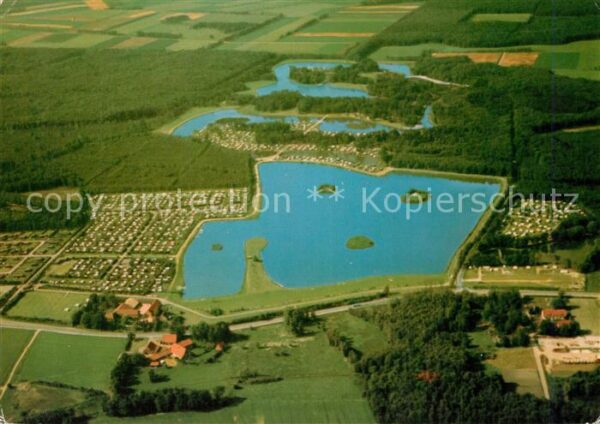 Dahrenhorst Campingplatz Irenensee Fliegeraufnahme