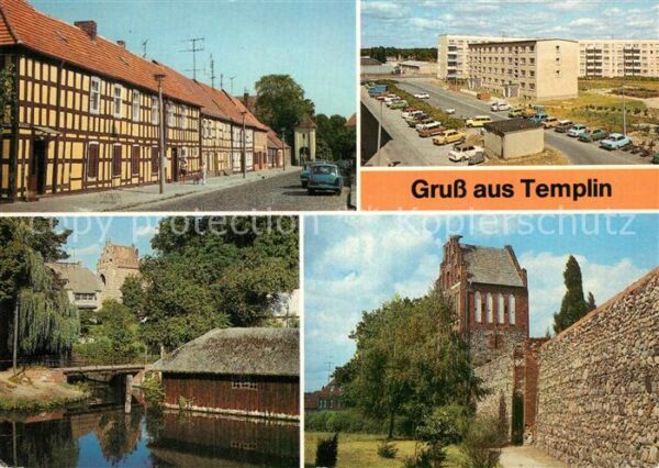 Templin Martin Luther Strasse Fachwerkhäuser Ri