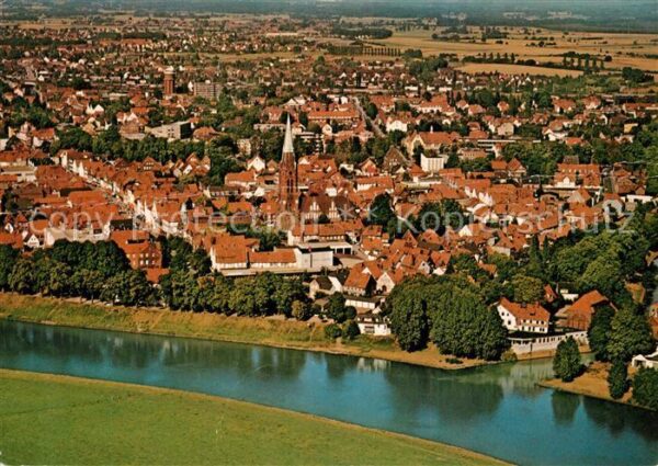 Nienburg Weser Fliegeraufnahme