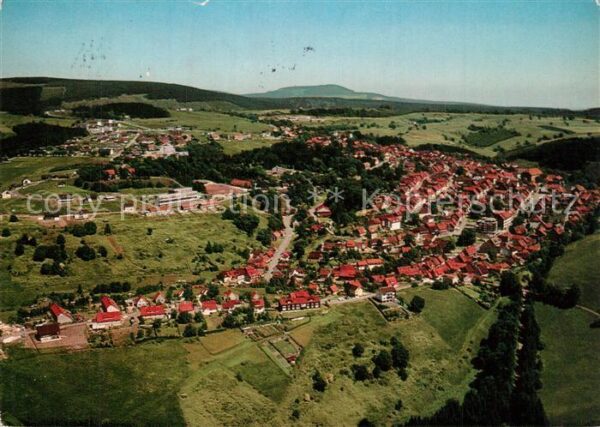 St Andreasberg Harz Höhenluftkurort Fliegeraufnahme