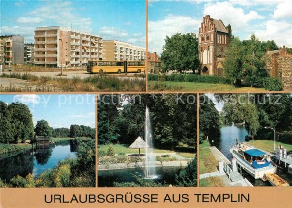Templin Ringstrasse Stadtmauer Prenzlauer Tor T