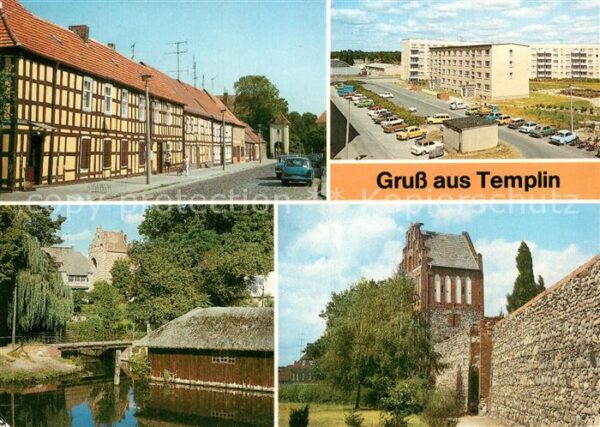 Templin Martin Luther Strasse Fachwerkhäuser Ri
