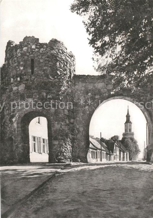 Templin Stadtmauer mit Wiekhaus
