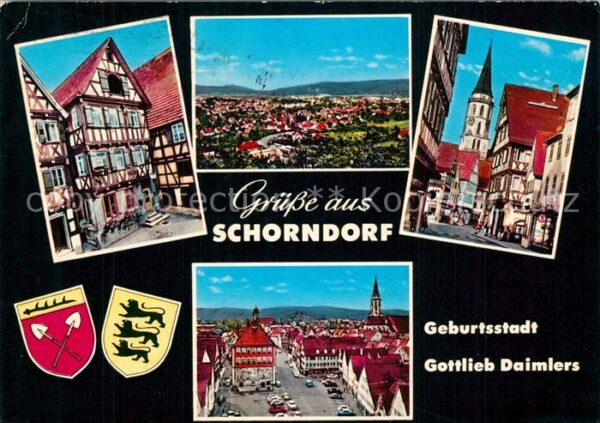Schorndorf Wuerttemberg Geburtsstadt Gottlieb Daimlers Altstadt
