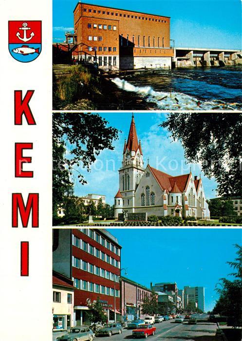 Kemi Kraftwerk Kirche Strassenpartie