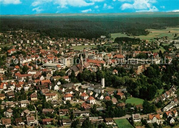 St Georgen Schwarzwald Erholungsort Fliegeraufnahme