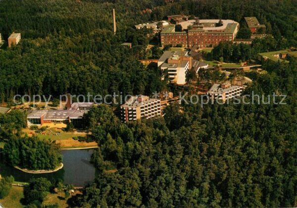Bad Bramstedt Sol- und Moorbad Kurhaus Fliegeraufnahm
