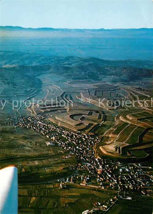 Eichstetten Kaiserstuhl Weinbaugemeinde Fliegeraufnahme