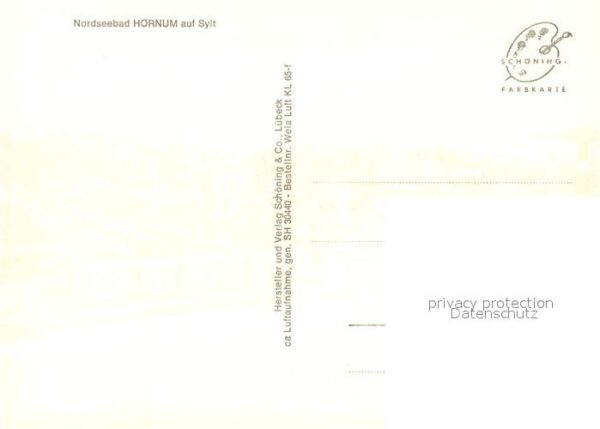 Hoernum Sylt Nordseebad Fliegeraufnahme – Bild 2