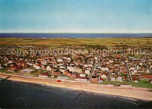 Westerland Sylt Nordseeheilbad Fliegeraufnahme