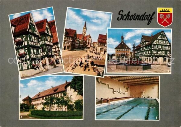 Schorndorf Wuerttemberg Daimler Haus Kirche Rathaus Marktplatz