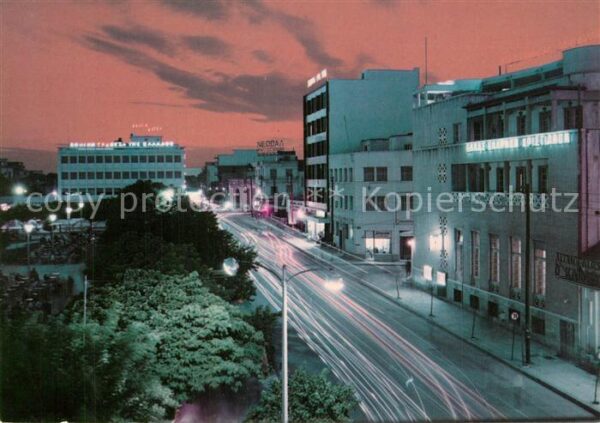 Larissa Larisa Place Centrale la nuit