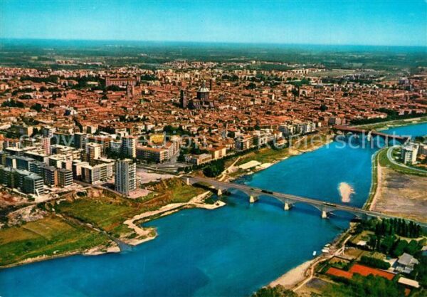 Pavia Scorcio panoramica Fiume Ticino dall ae