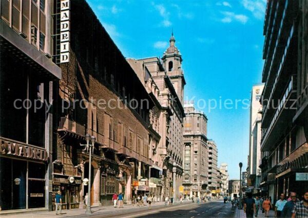 Zaragoza Saragossa Espana Calle del Coso