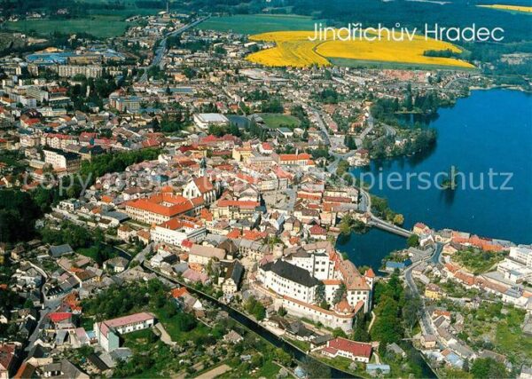 Jindrichuv Hradec Fliegeraufnahme