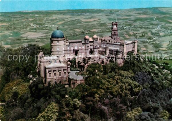 Sintra Palacio de Pena vista aerea