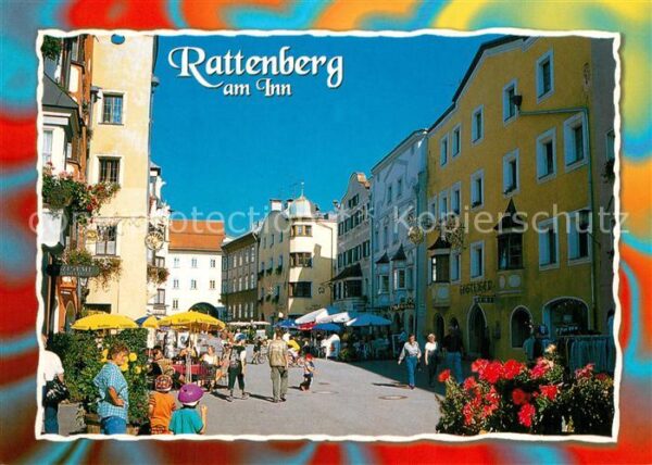 Rattenberg Inn Altstadt StrassenCafes Ladengeschäfte G
