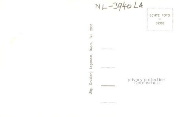 Doorn Niederlande Postkantoor Oranjeriehuis Hoofdingang H – Bild 2