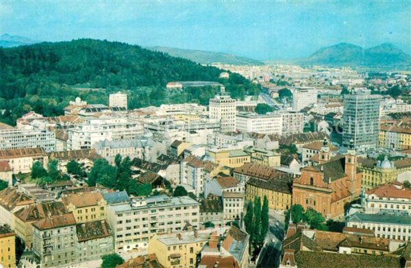 Ljubljana Laibach Stadtpanorama