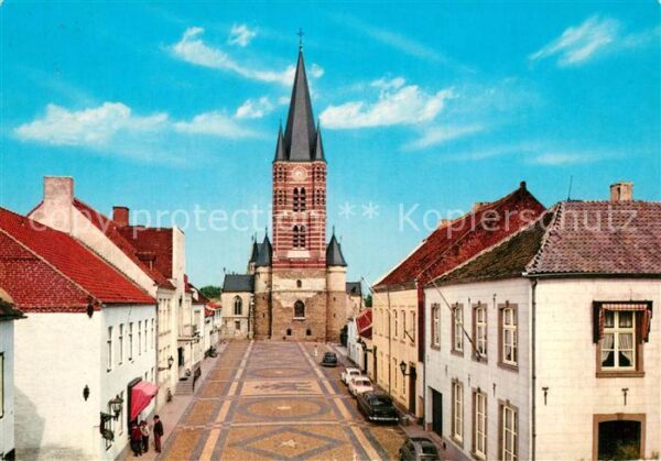 Thorn Limburg Die weisse Stadt Blick zur Kirche Chron