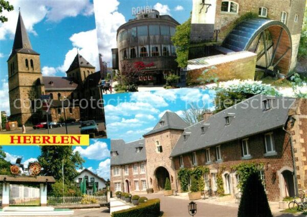 Heerlen Kirche Theater Wasserrad Kutsche Alte H