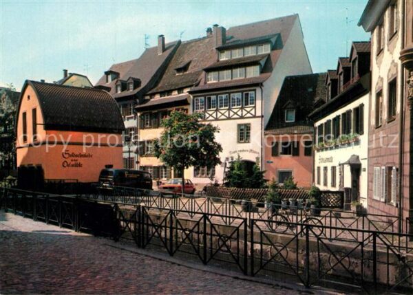 Freiburg Breisgau Insel Altstadt Goldschmiede Gaststätten