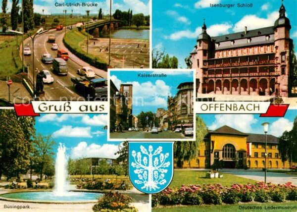 Offenbach Main Carl Ulrich Brücke Kaiserstrasse Isenbu