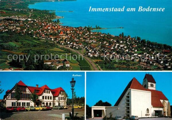 Immenstaad Bodensee Schloss Fliegeraufnahme Hotel Restauran