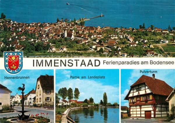 Immenstaad Bodensee Fliegeraufnahme Hennenbrunnen Partie am